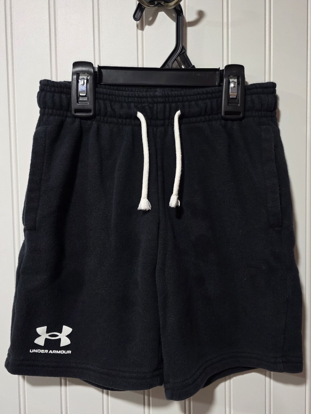 Under Armour Size Xs Boys Fleece Drawstring Shorts